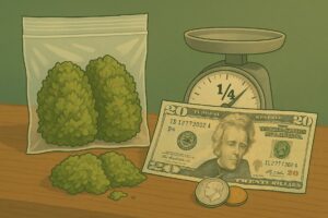 How Much Does A Quarter Cost for Weeds