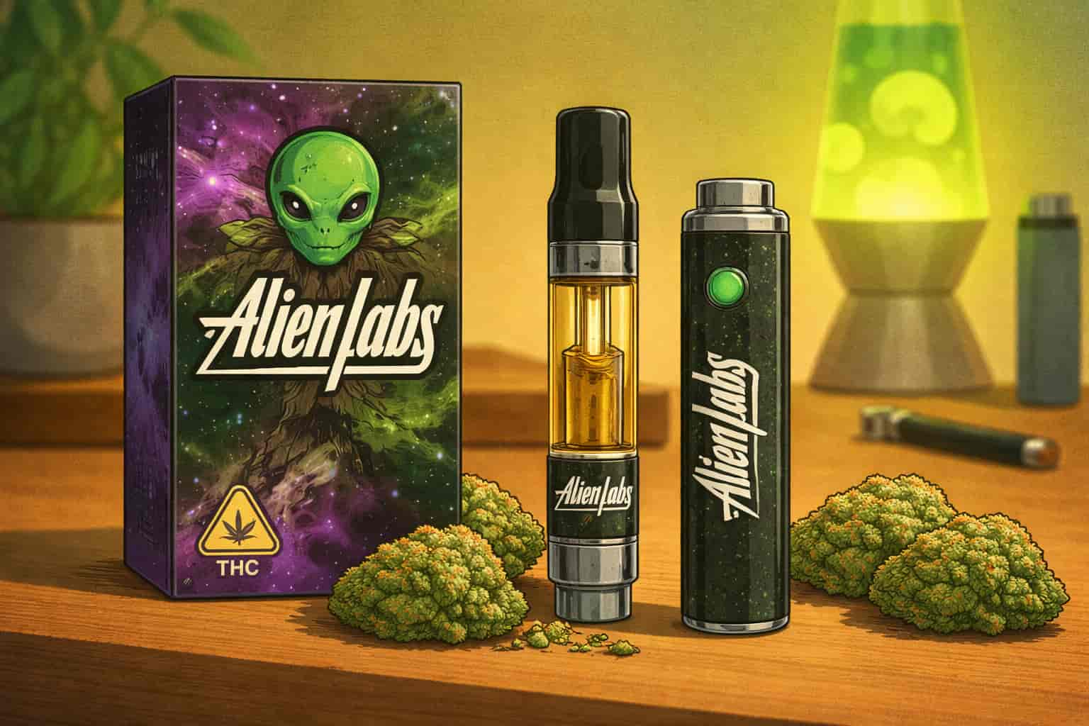 elfbar nachfüll pod läuft aus AlienLabs Preroll 1g Planet Red